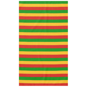 RASTAFARI FLAG COLORS + your ideas Tablecloth