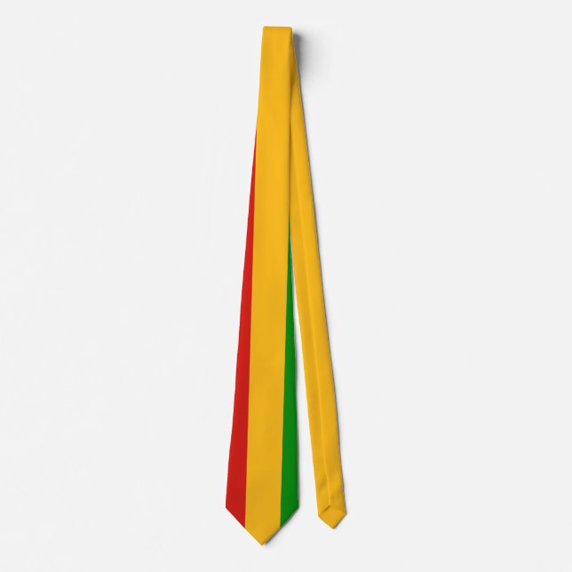RASTAFARI FLAG COLORS + your ideas Tie (Front)