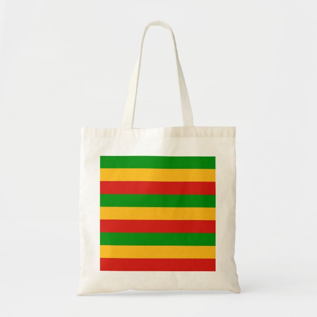 RASTAFARI FLAG COLORS + your ideas Tote Bag (Front)
