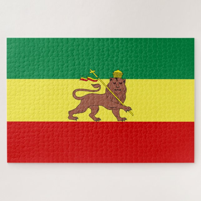 Rastafari Flag Jigsaw Puzzle (Horizontal)
