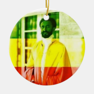 RASTAFARI!!! HAILE SELASSIE I ORNAMENT