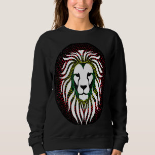 Rastafari Lion Head Jamaica Souvenir Rasta Roots R Sweatshirt