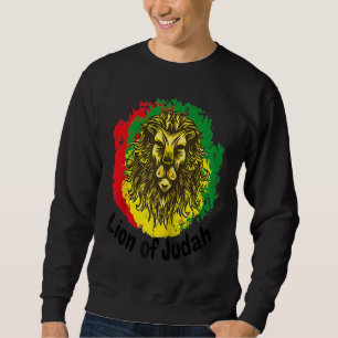 Rastafari Lion Head Jamaica Souvenir Rasta Roots R Sweatshirt