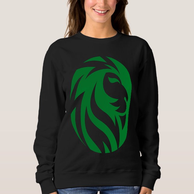Rastafari Lion Head Jamaica Souvenir Rasta Roots R Sweatshirt (Front)
