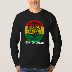 Rastafari Lion Head Jamaica Souvenir Rasta Roots R T-Shirt