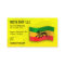 Rastafarian Editable Business Card