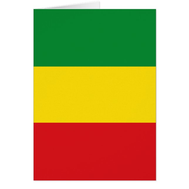 Rastafarian Flag Rasta Ethiopian (Front)
