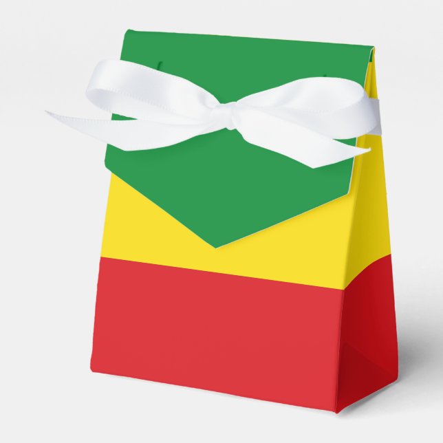 Rastafarian Flag Rasta Ethiopian Favour Box (Front Side)
