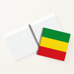 Rastafarian Flag Rasta Ethiopian Notebook