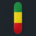 Rastafarian Flag Rasta Ethiopian Skateboard<br><div class="desc">Red,  green and yellow colors represent the flag of Rastafarianism,  but is also a flag of Ethiopia. Here is a high quality Rasta gift and a great design for all rastafarians. Visit our store to find more cool Rasta gifts and other world flags gift ideas.</div>