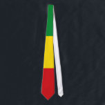 Rastafarian Flag Rasta Ethiopian Tie<br><div class="desc">Red,  green and yellow colors represent the flag of Rastafarianism,  but is also a flag of Ethiopia. Here is a high quality Rasta gift and a great design for all rastafarians. Visit our store to find more cool Rasta gifts and other world flags gift ideas.</div>