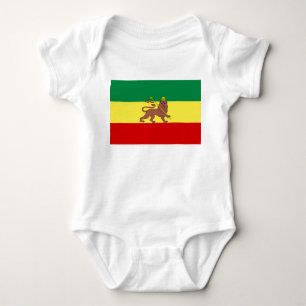 Rastafarian Flag (Rastafarianism) (Rasta) Baby Bodysuit