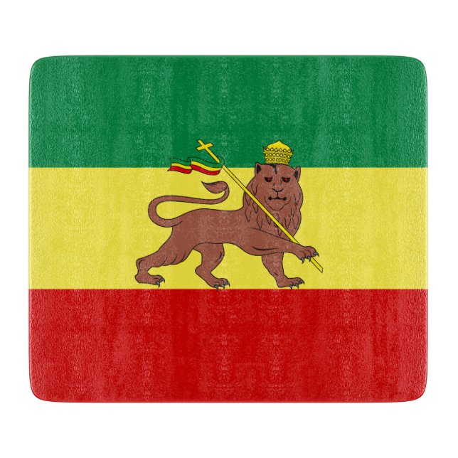 Rastafarian Flag (Rastafarianism) (Rasta) Cutting Board (Front)