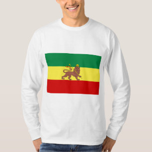 Rastafarian Flag (Rastafarianism) (Rasta) T-Shirt