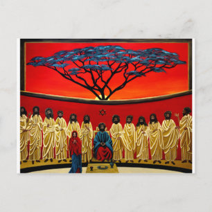 Rastafarian Last Supper Postcard
