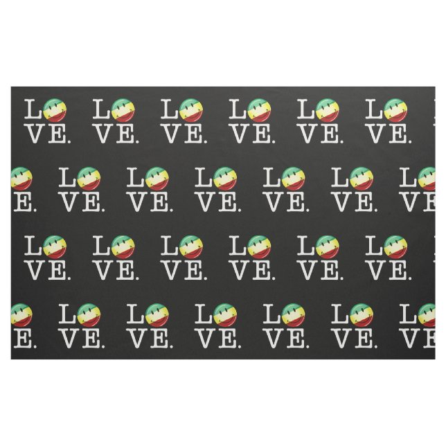 Rastafarian Love Happy Rasta Flag Fabric (Fat Quarter)