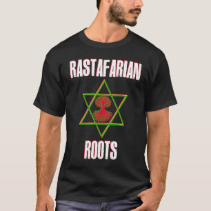 Rastafarian Roots  Jah Guide Bless Up Rasta T-Shirt