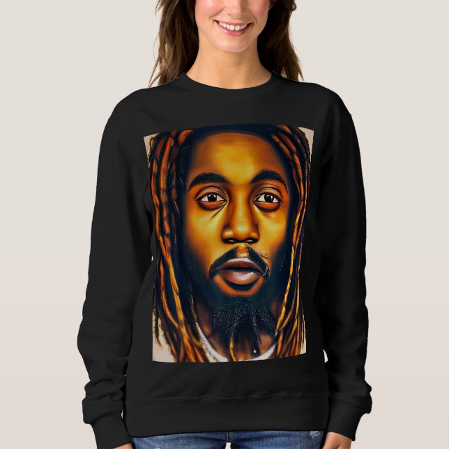 Rastaman Reggae Dub Jah Rasta design_14 Sweatshirt (Front)