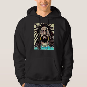 Rastaman Reggae Dub Jah Rasta design Premium_7 Hoodie