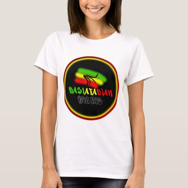 Rastarfarian Rights Logo T-Shirt (Front)