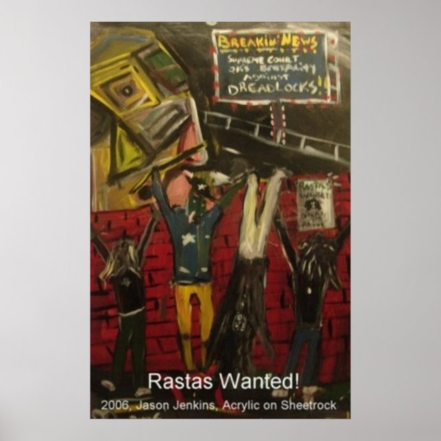 Rastas Wanted Poster (Front)