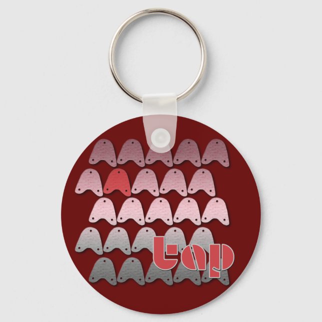 Rat-a-tat Taps Key Ring (Front)