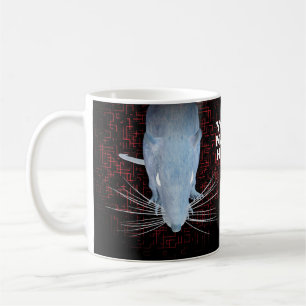 Rat and maze. Customised Coffee Mug