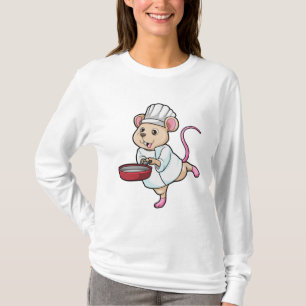Rat as Cook with Pan & Cooking hat T-Shirt