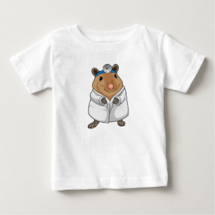 Rat as Doctor with Doctor's coat Baby T-Shirt