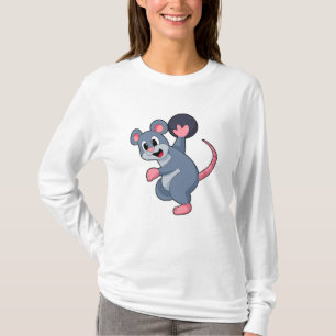 Rat at Bowling with Bowling ball T-Shirt