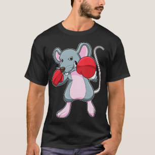 Rat at Boxing with Boxing gloves T-Shirt