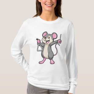 Rat at Music with Triangel T-Shirt