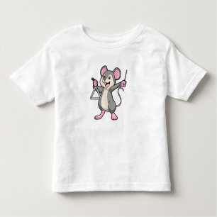 Rat at Music with Triangel Toddler T-Shirt