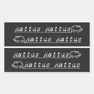 Rat-bike emblem, decal, sticker