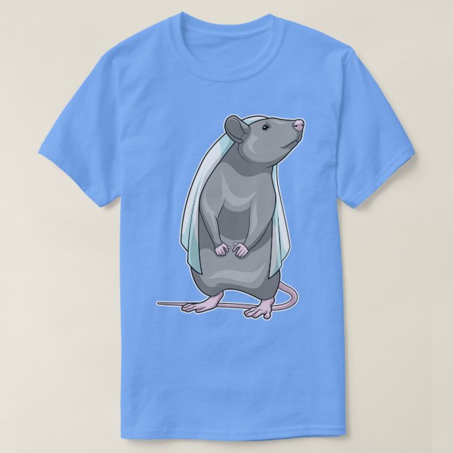 Rat Bride Wedding T-Shirt (Design Front)