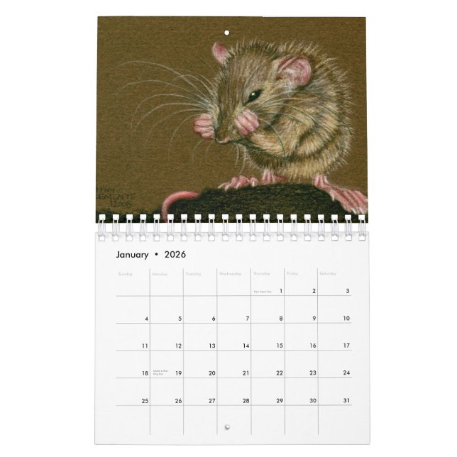 Rat Calendar 2011 by Kathy Clemente (Jan 2026)