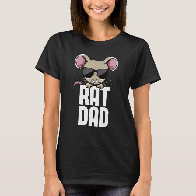 Rat Dad  Rat  Mouse Rodent T-Shirt (Front)