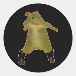 Rat Dance Meme 2025 Funny Trendy #ratdance 1  Classic Round Sticker