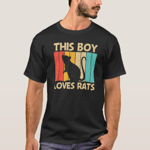 Rat For Boys Kids Mouse Pet Rodent Rat T-Shirt