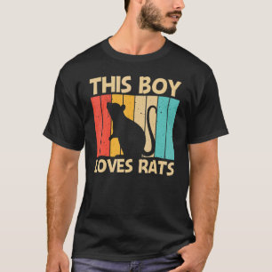 Rat For Boys Kids Mouse Pet Rodent Rat T-Shirt