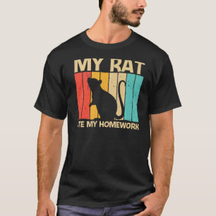 Rat For Kids Boys Mouse Pet Rodent Rat T-Shirt