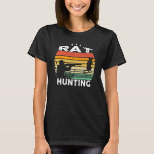 Rat Hunter Mouse Hunting Control Expert Vintage Wo T-Shirt