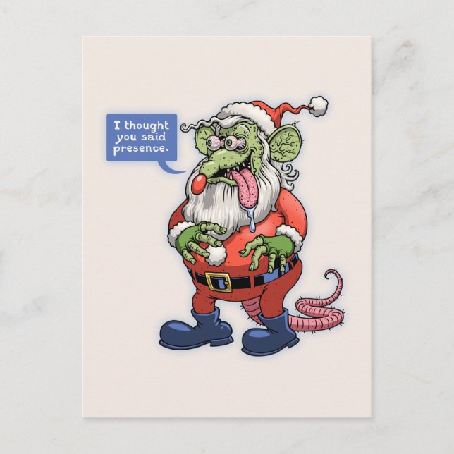 Rat Kringle Postcard (Front)