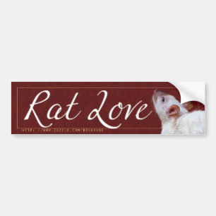 Rat Love 2 Bumper Sticker