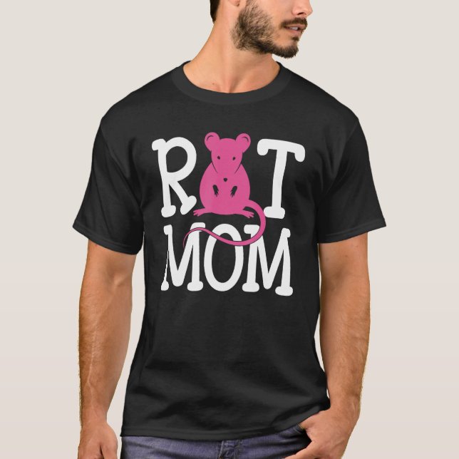 Rat Mom  Rat  Cute Rats Owner T-Shirt (Front)