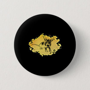 Rat Motif Rodent Cute Rat In Hand Cheese Pet Anima 6 Cm Round Badge