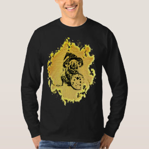 Rat Motif Rodent Cute Rat In Hand Cheese Pet Anima T-Shirt