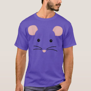 Rat Mouse Face Costume Halloween Pretend I'm A Rat T-Shirt