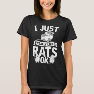 Rat Mum Rats Lover Women Girls T-Shirt