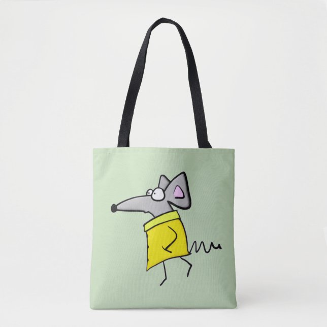 Rat on the Catwalk Tote Bag (Front)